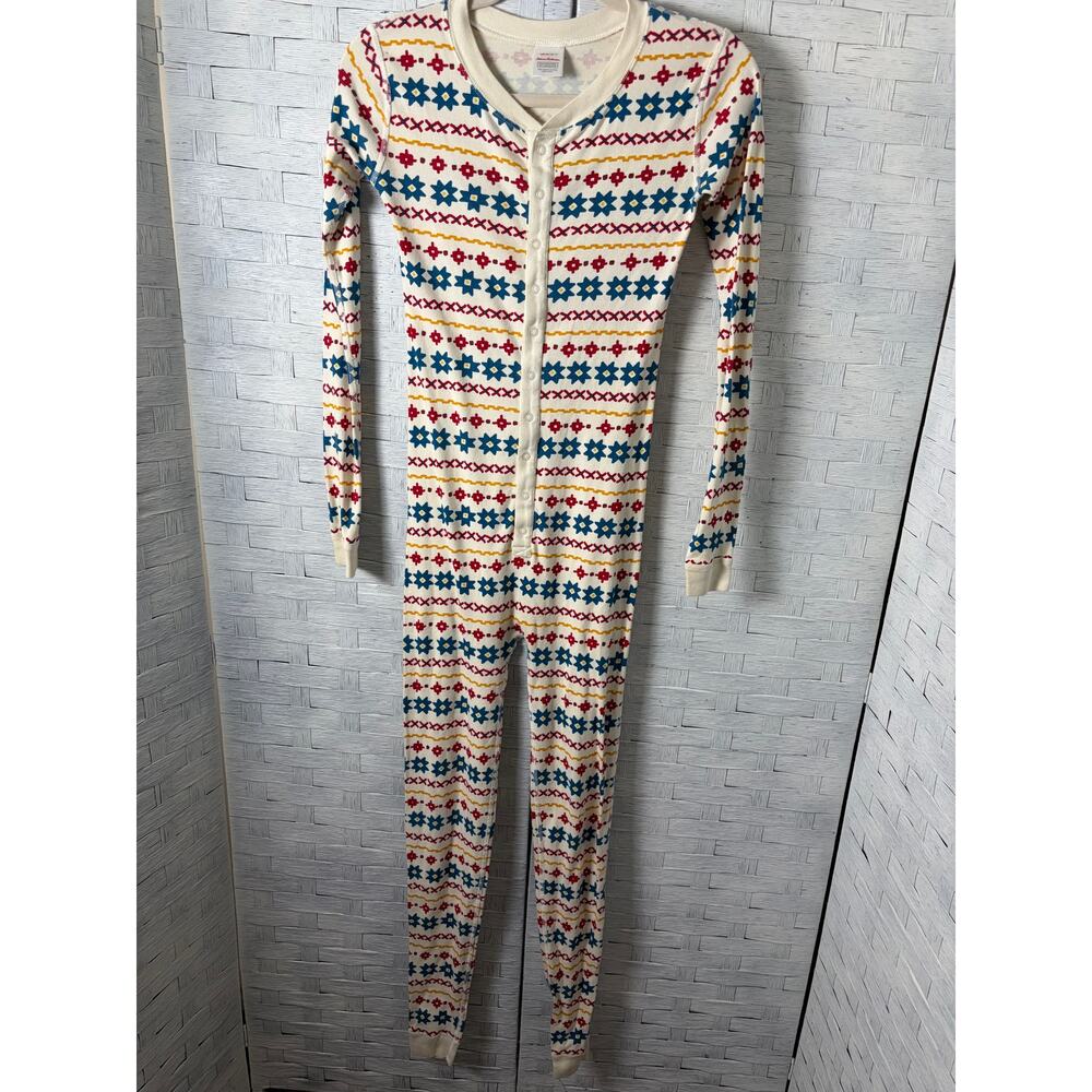 Hanna Anderson girls pajamas‎ one piece snap front holiday winter cozycore ￼